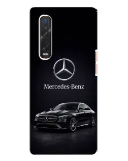 Чехол для OPPO Find X3 Pro с картинкой «Mercedes — решетка радиатора»
