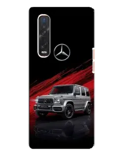 Чехол для OPPO Find X3 Pro с картинкой «Mercedes G-Class красный»