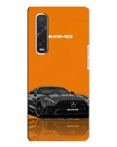 Чехол для OPPO Find X3 Pro с картинкой «Оранжевый Mercedes AMG» Чехол для OPPO Find X3 Pro с картинкой «Оранжевый Mercedes AMG»