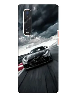 Чехол для OPPO Find X3 Pro с картинкой «Гоночный Mercedes AMG»