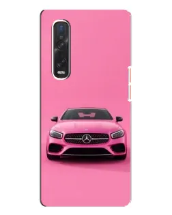 Чехол для OPPO Find X3 Pro с картинкой «Розовый Mercedes AMG» Чехол для OPPO Find X3 Pro с картинкой «Розовый Mercedes AMG»