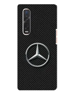 Чехол для OPPO Find X3 Pro с картинкой «Карбоновый Mercedes стиль» Чехол для OPPO Find X3 Pro с картинкой «Карбоновый Mercedes стиль»