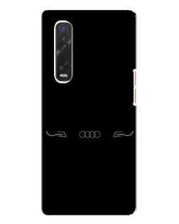Чехол для OPPO Find X3 Pro с картинкой «Audi — световой подпись» Чехол для OPPO Find X3 Pro с картинкой «Audi — световой подпись»