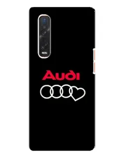 Чехол для OPPO Find X3 Pro с картинкой «Логотип Audi Heart» Чехол для OPPO Find X3 Pro с картинкой «Логотип Audi Heart»