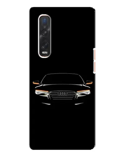 Чехол для OPPO Find X3 Pro с картинкой «Audi — ночной контур» Чехол для OPPO Find X3 Pro с картинкой «Audi — ночной контур»