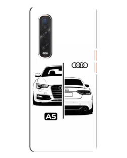 Чехол для OPPO Find X3 Pro с картинкой «Audi — контрастный дизайн» Чехол для OPPO Find X3 Pro с картинкой «Audi — контрастный дизайн»
