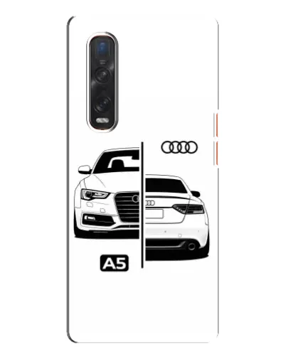 Чехол для OPPO Find X3 Pro с картинкой «Audi — контрастный дизайн» Чехол для OPPO Find X3 Pro с картинкой «Audi — контрастный дизайн»