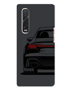 Чехол для OPPO Find X3 Pro с картинкой «Задняя часть Audi — арт» Чехол для OPPO Find X3 Pro с картинкой «Задняя часть Audi — арт»