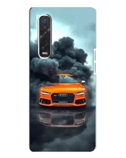 Чехол для OPPO Find X3 Pro с картинкой «Audi в облаках дыма» Чехол для OPPO Find X3 Pro с картинкой «Audi в облаках дыма»