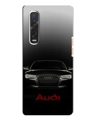 Чехол для OPPO Find X3 Pro с картинкой «Audi — градиентный контур» Чехол для OPPO Find X3 Pro с картинкой «Audi — градиентный контур»