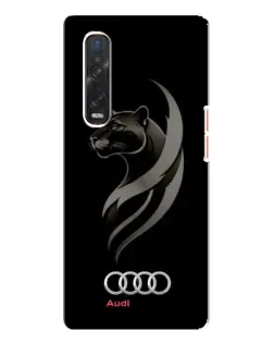 Чехол для OPPO Find X3 Pro с картинкой «Графика — пантера и Audi» Чехол для OPPO Find X3 Pro с картинкой «Графика — пантера и Audi»