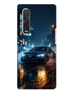 Чехол для OPPO Find X3 Pro с картинкой «Ночной город и Audi» Чехол для OPPO Find X3 Pro с картинкой «Ночной город и Audi»