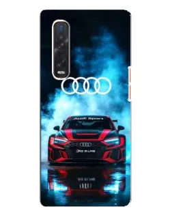 Чехол для OPPO Find X3 Pro с картинкой «Audi Sport — неон» Чехол для OPPO Find X3 Pro с картинкой «Audi Sport — неон»