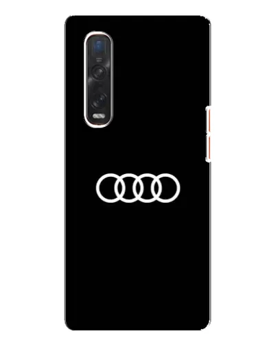 Чехол для OPPO Find X3 Pro с картинкой «Audi White Logo» Чехол для OPPO Find X3 Pro с картинкой «Audi White Logo»