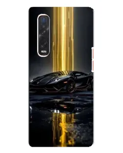 Чехол для OPPO Find X3 Pro с картинкой «Ночной Lamborghini драйв» Чехол для OPPO Find X3 Pro с картинкой «Ночной Lamborghini драйв»