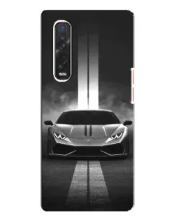 Чехол для OPPO Find X3 Pro с картинкой «Lamborghini симметрия дорог» Чехол для OPPO Find X3 Pro с картинкой «Lamborghini симметрия дорог»