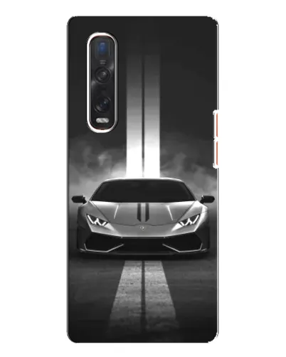Чехол для OPPO Find X3 Pro с картинкой «Lamborghini симметрия дорог»