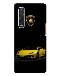 Чехол для OPPO Find X3 Pro с картинкой «Lamborghini желтый акцент» Чехол для OPPO Find X3 Pro с картинкой «Lamborghini желтый акцент»