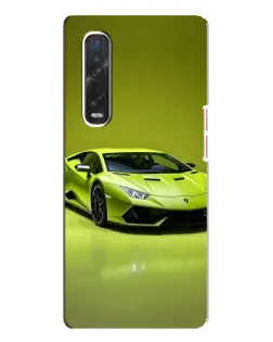 Чехол для OPPO Find X3 Pro с картинкой «Салатовый Lamborghini Huracan» Чехол для OPPO Find X3 Pro с картинкой «Салатовый Lamborghini Huracan»