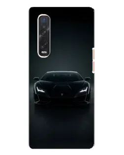 Чехол для OPPO Find X3 Pro с картинкой «Черный Lamborghini Aventador» Чехол для OPPO Find X3 Pro с картинкой «Черный Lamborghini Aventador»