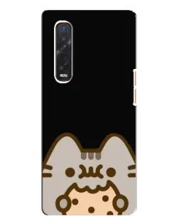 Чехол для OPPO Find X3 Pro с картинкой «Пушин на черном» Чехол для OPPO Find X3 Pro с картинкой «Пушин на черном»