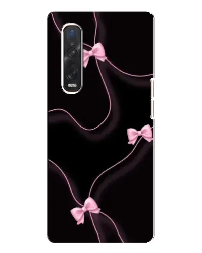 Чехол для OPPO Find X3 Pro с картинкой «Розовые ленты»
