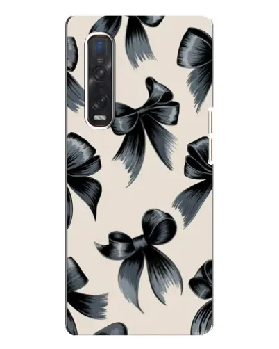 Чехол для OPPO Find X3 Pro с картинкой «Банты Coquette»