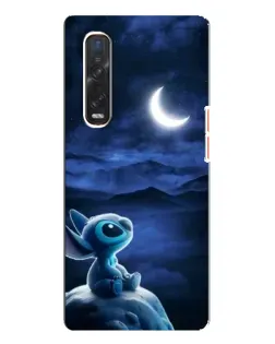 Чехол для OPPO Find X3 Pro с картинкой «Лунная ночь Стича» Чехол для OPPO Find X3 Pro с картинкой «Лунная ночь Стича»