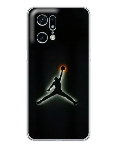 Чехол для OPPO Find X5 Pro с картинкой «Jordan Gradient Logo»
