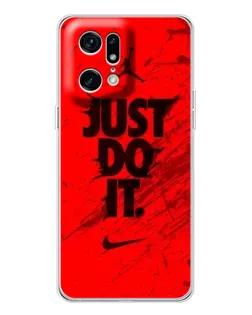 Чехол для OPPO Find X5 Pro с картинкой «Nike Just Do It»