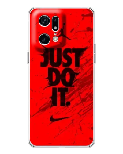 Чехол для OPPO Find X5 Pro с картинкой «Nike Just Do It»