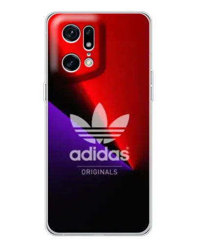 Чехол для OPPO Find X5 Pro с картинкой «Adidas Red Neon» Чехол для OPPO Find X5 Pro с картинкой «Adidas Red Neon»