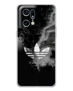Чохол для OPPO Find X5 Pro з картинкою «Абстрактний дим Adidas»