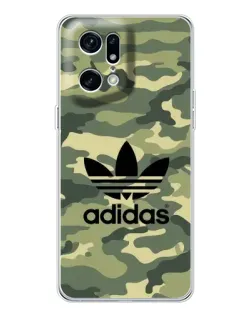 Чохол для OPPO Find X5 Pro з картинкою «Мілітарі стиль Adidas»