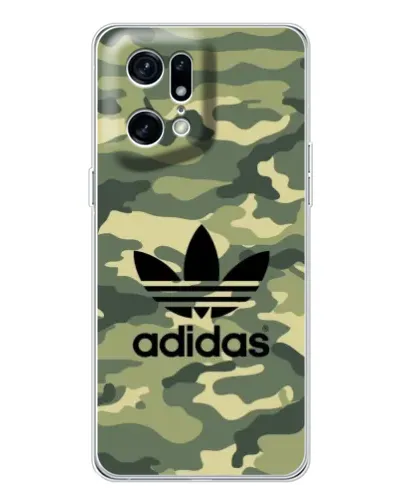 Чехол для OPPO Find X5 Pro с картинкой «Милитари стиль Adidas» Чехол для OPPO Find X5 Pro с картинкой «Милитари стиль Adidas»