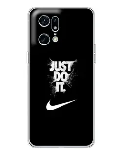 Чехол для OPPO Find X5 Pro с картинкой «Текстовый принт Nike» Чехол для OPPO Find X5 Pro с картинкой «Текстовый принт Nike»