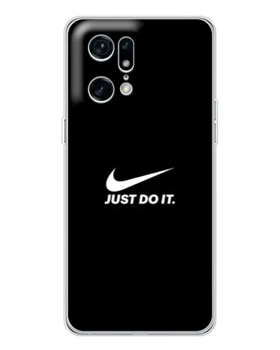 Чехол для OPPO Find X5 Pro с картинкой «Минимализм от Nike»