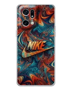 Чехол для OPPO Find X5 Pro с картинкой «Nike в абстракции» Чехол для OPPO Find X5 Pro с картинкой «Nike в абстракции»