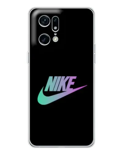 Чехол для OPPO Find X5 Pro с картинкой «Nike — городская ночь»