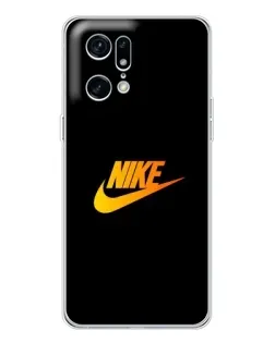 Чехол для OPPO Find X5 Pro с картинкой «Золотой логотип Nike» Чехол для OPPO Find X5 Pro с картинкой «Золотой логотип Nike»