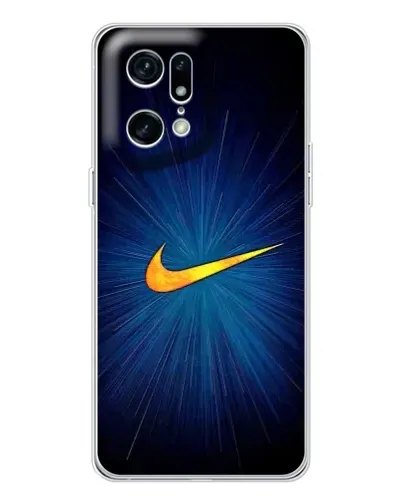 Чехол для OPPO Find X5 Pro с картинкой «Синий пульс Nike» Чехол для OPPO Find X5 Pro с картинкой «Синий пульс Nike»