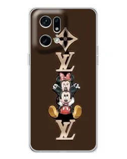 Чехол для OPPO Find X5 Pro с картинкой «LV и Микки Маус»