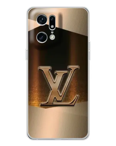 Чехол для OPPO Find X5 Pro с картинкой «LV — золотое сияние» Чехол для OPPO Find X5 Pro с картинкой «LV — золотое сияние»