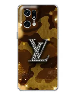 Чехол для OPPO Find X5 Pro с картинкой «Камуфляжный Louis Vuitton»