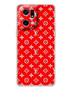 Чехол для OPPO Find X5 Pro с картинкой «Яркий паттерн LV»