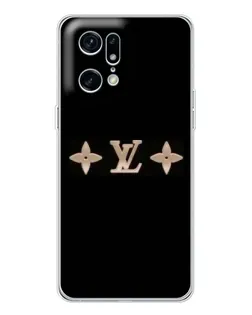 Чехол для OPPO Find X5 Pro с картинкой «Louis Vuitton — минимализм»