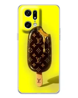 Чехол для OPPO Find X5 Pro с картинкой «Мороженое от LV»