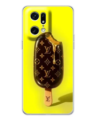 Чехол для OPPO Find X5 Pro с картинкой «Мороженое от LV» Чехол для OPPO Find X5 Pro с картинкой «Мороженое от LV»