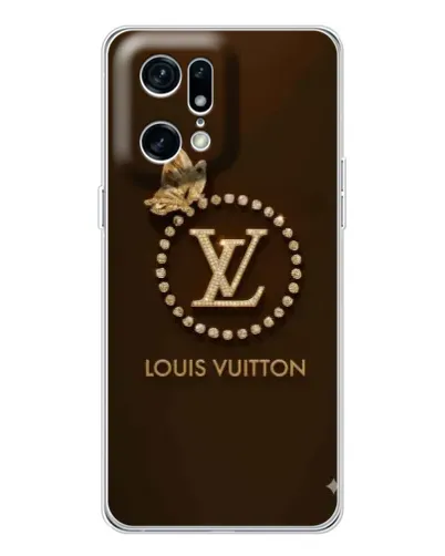 Чехол для OPPO Find X5 Pro с картинкой «LV — золотая печать» Чехол для OPPO Find X5 Pro с картинкой «LV — золотая печать»