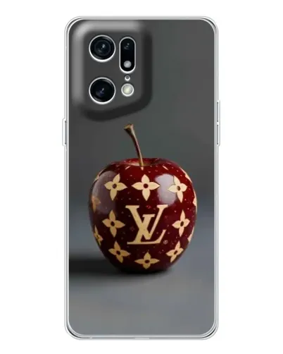 Чехол для OPPO Find X5 Pro с картинкой «Красное яблоко LV» Чехол для OPPO Find X5 Pro с картинкой «Красное яблоко LV»